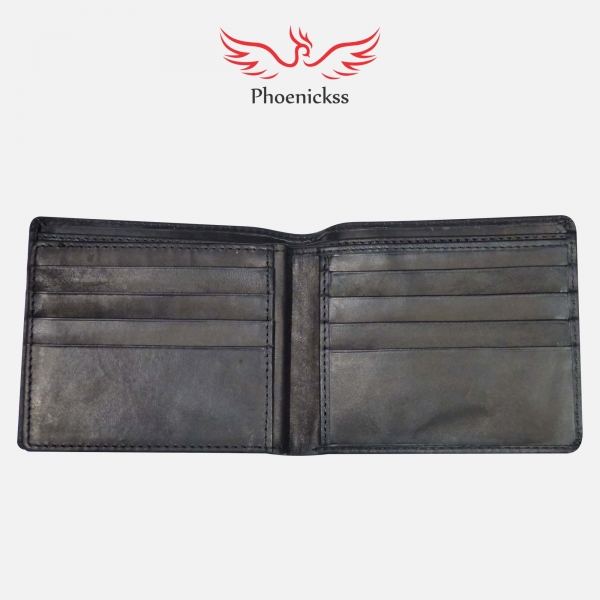 Gents Black Leather Wallet